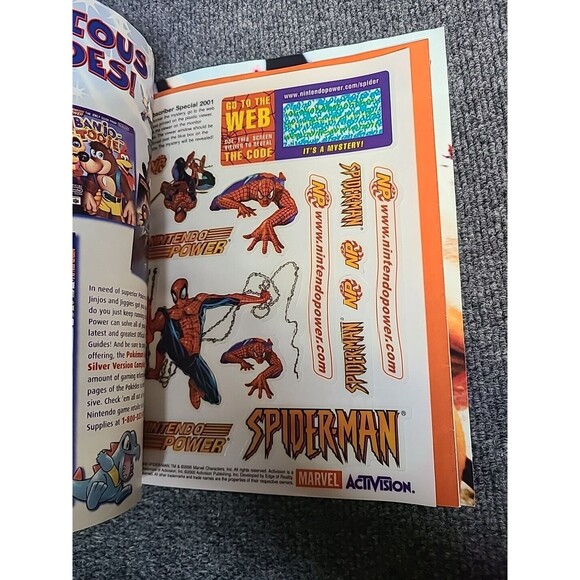 Nintendo Power Volume 140 Spiderman W Pokémon Comic, Posters, & Stickers - Picture 6 of 7